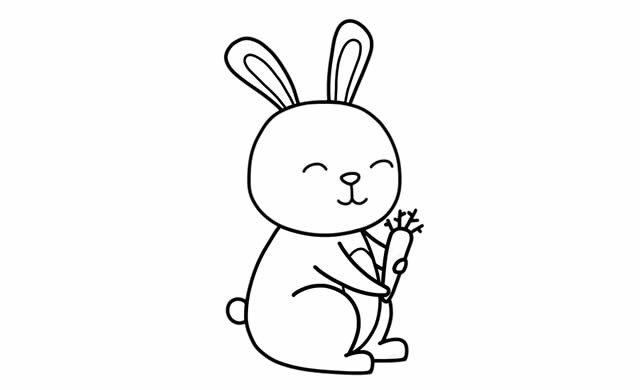 喜鹊图片简笔画(简笔喜鹊画法)